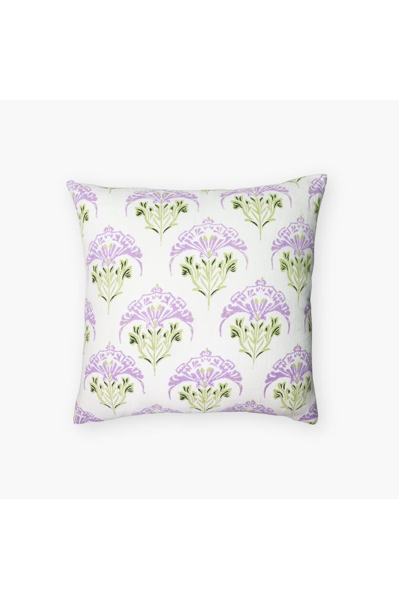 Soma - Pure Linen Throw Pillow Cover, Main, color, Lavender