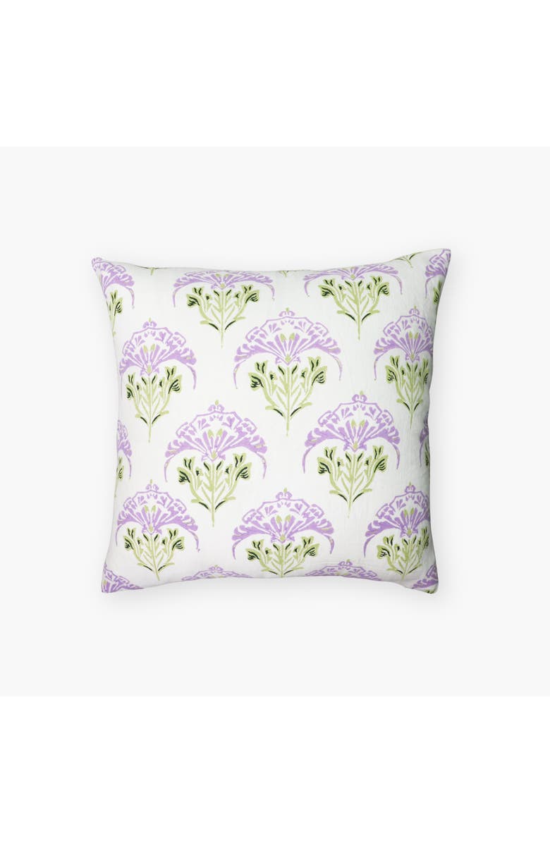 Banyan & Birch Soma - Pure Linen Throw Pillow Cover, Main, color, Lavender