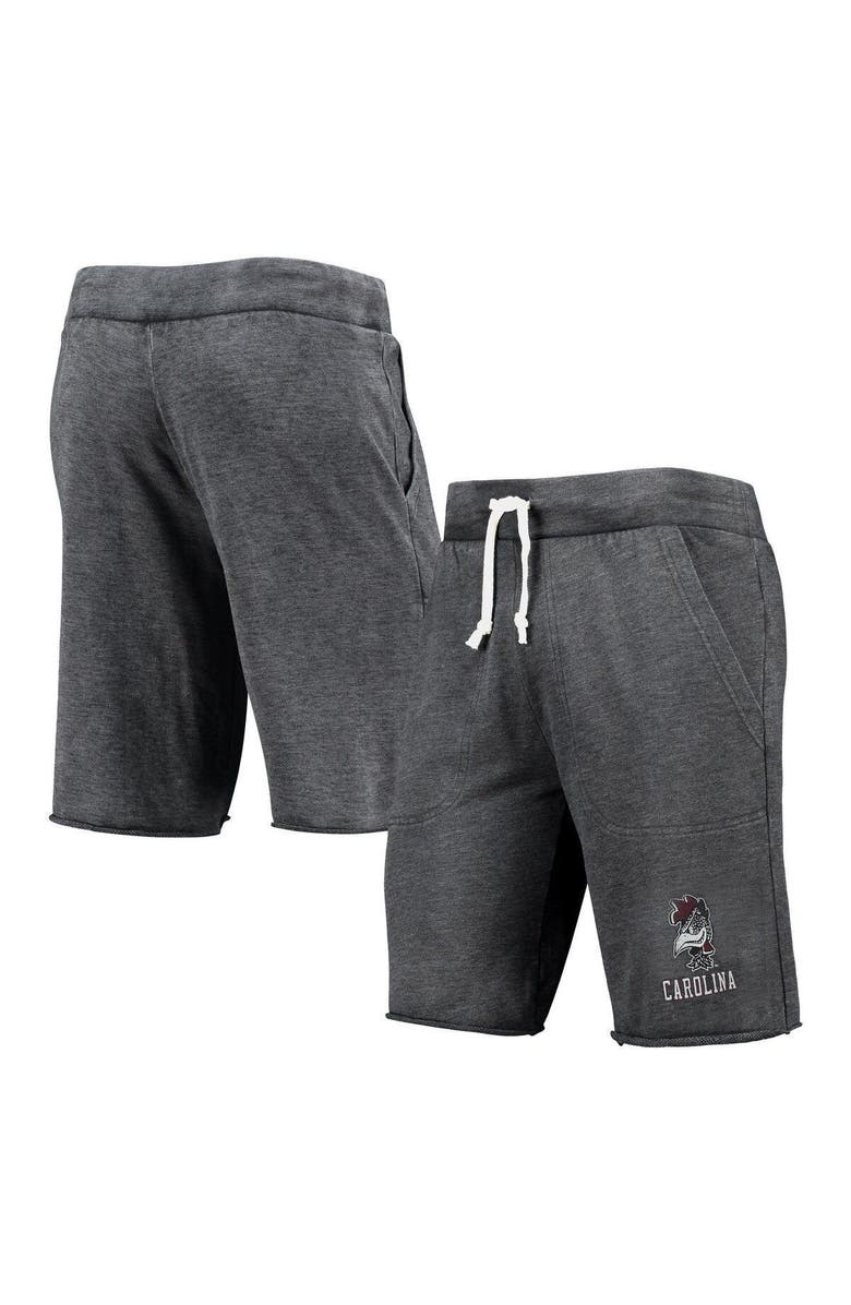 ALTERNATIVE APPAREL Men's Heathered Black Alternative Apparel South Carolina Gamecocks Victory Lounge Shorts, Main, color, 