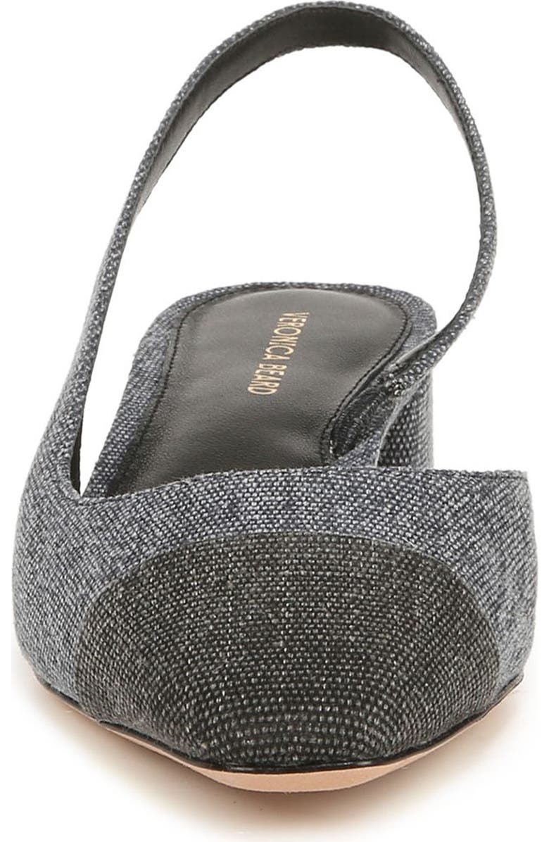 Veronica Beard Cecile Half d'Orsay Slingback Pump, Alternate, color, Black/ Indigo Blue