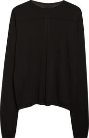 Rick Owens Virgin Wool Crewneck Sweater
