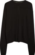 Rick Owens Virgin Wool Crewneck Sweater