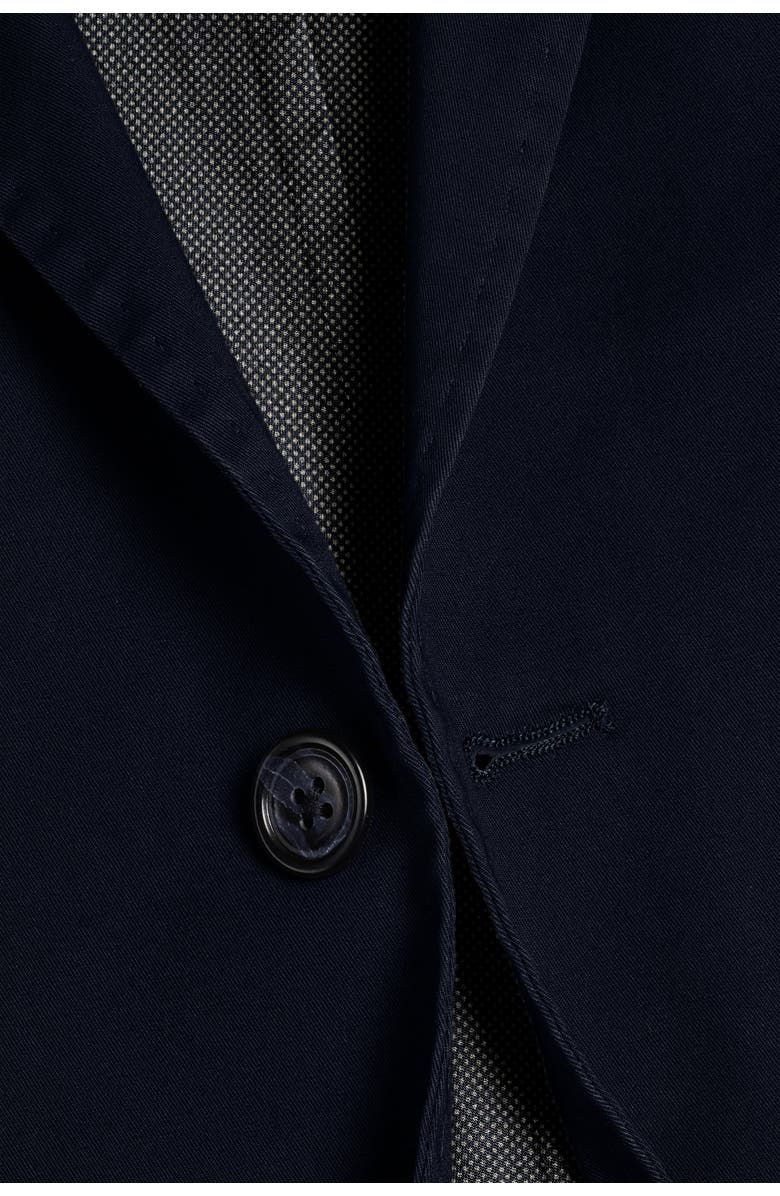 Charles Tyrwhitt Cotton Stretch Slim Fit Jacket, Alternate, color, Navy