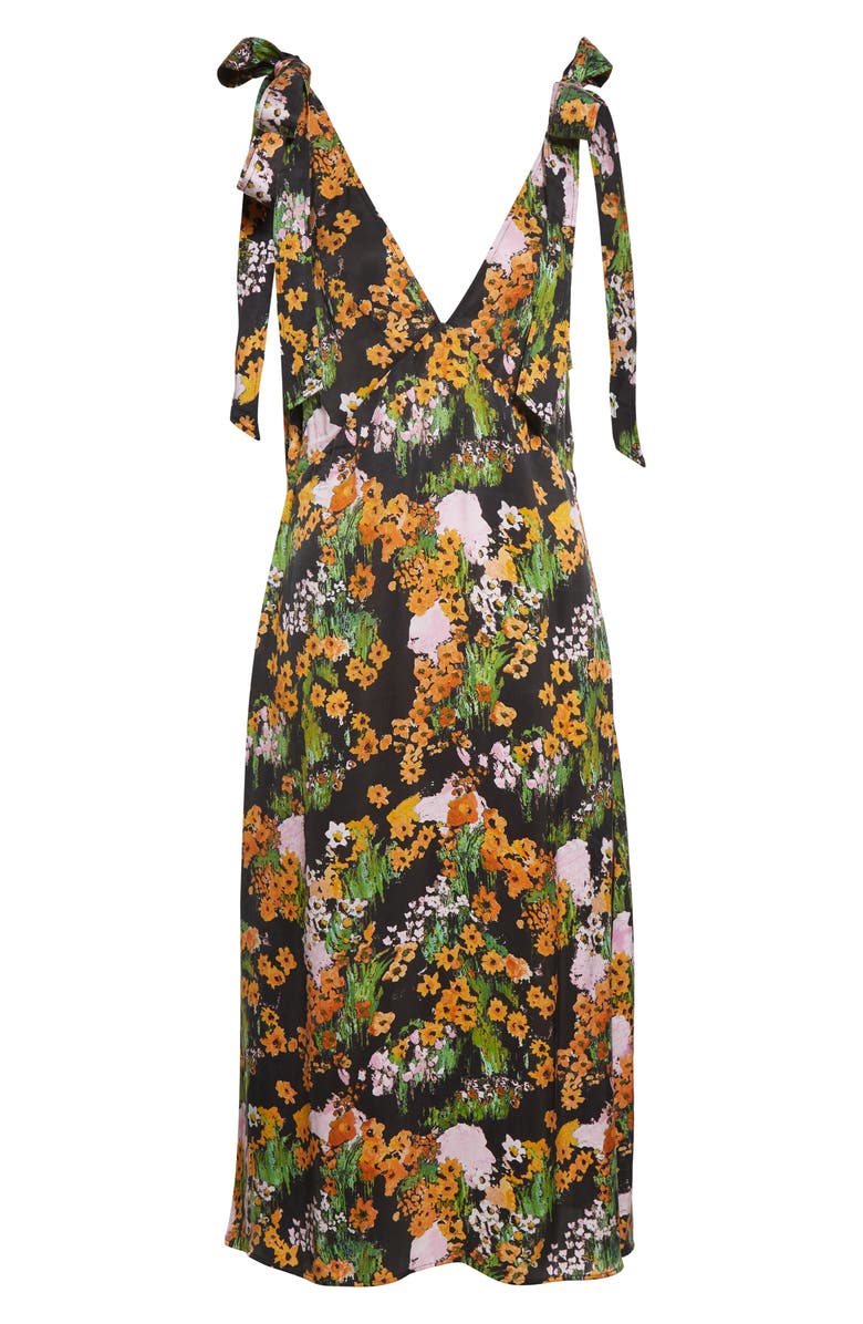 Stine Goya Naima Floral Tie Shoulder Dress, Alternate, color,