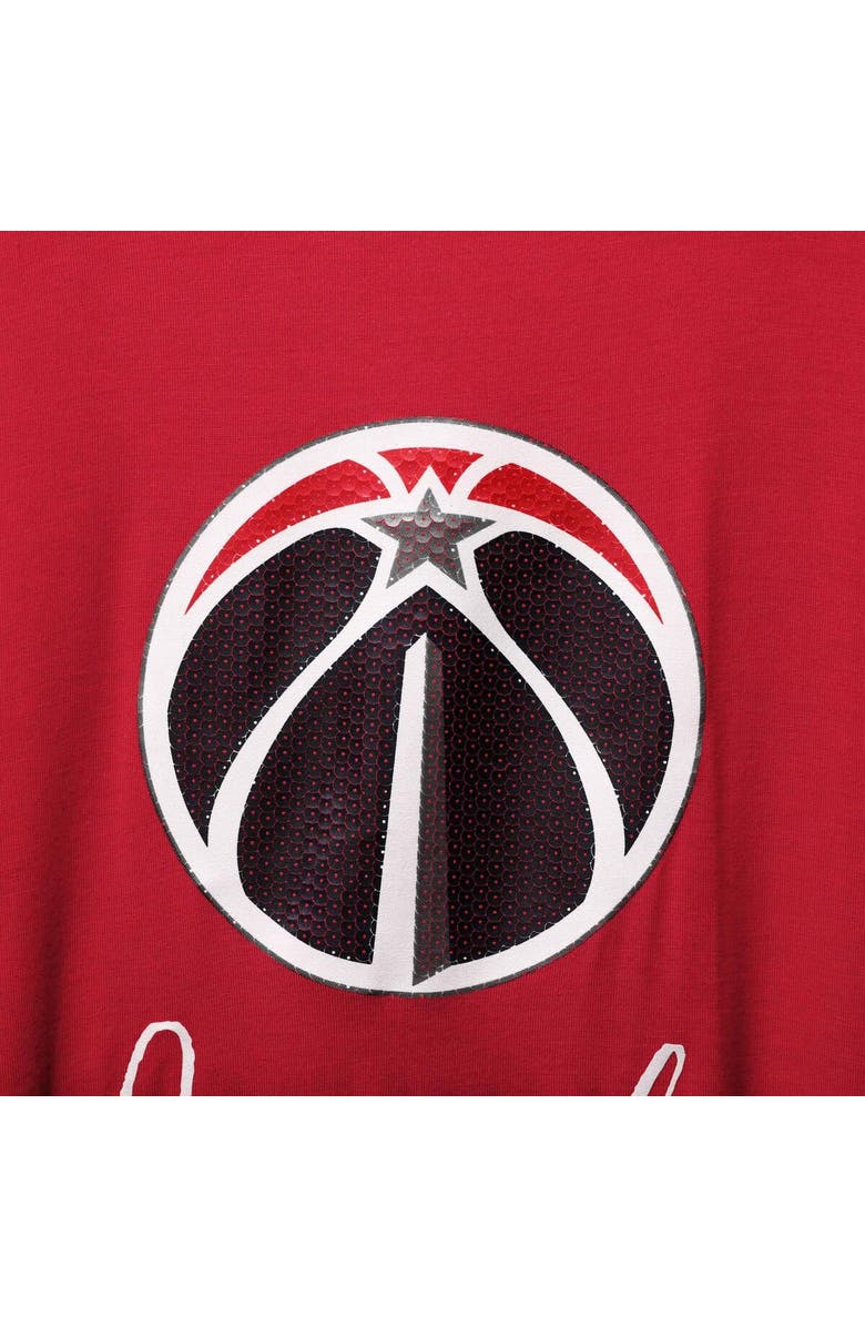 GAMEDAY COUTURE Women's Red Washington Wizards Ombre II Long Sleeve Scoop Neck T-Shirt, Alternate, color,