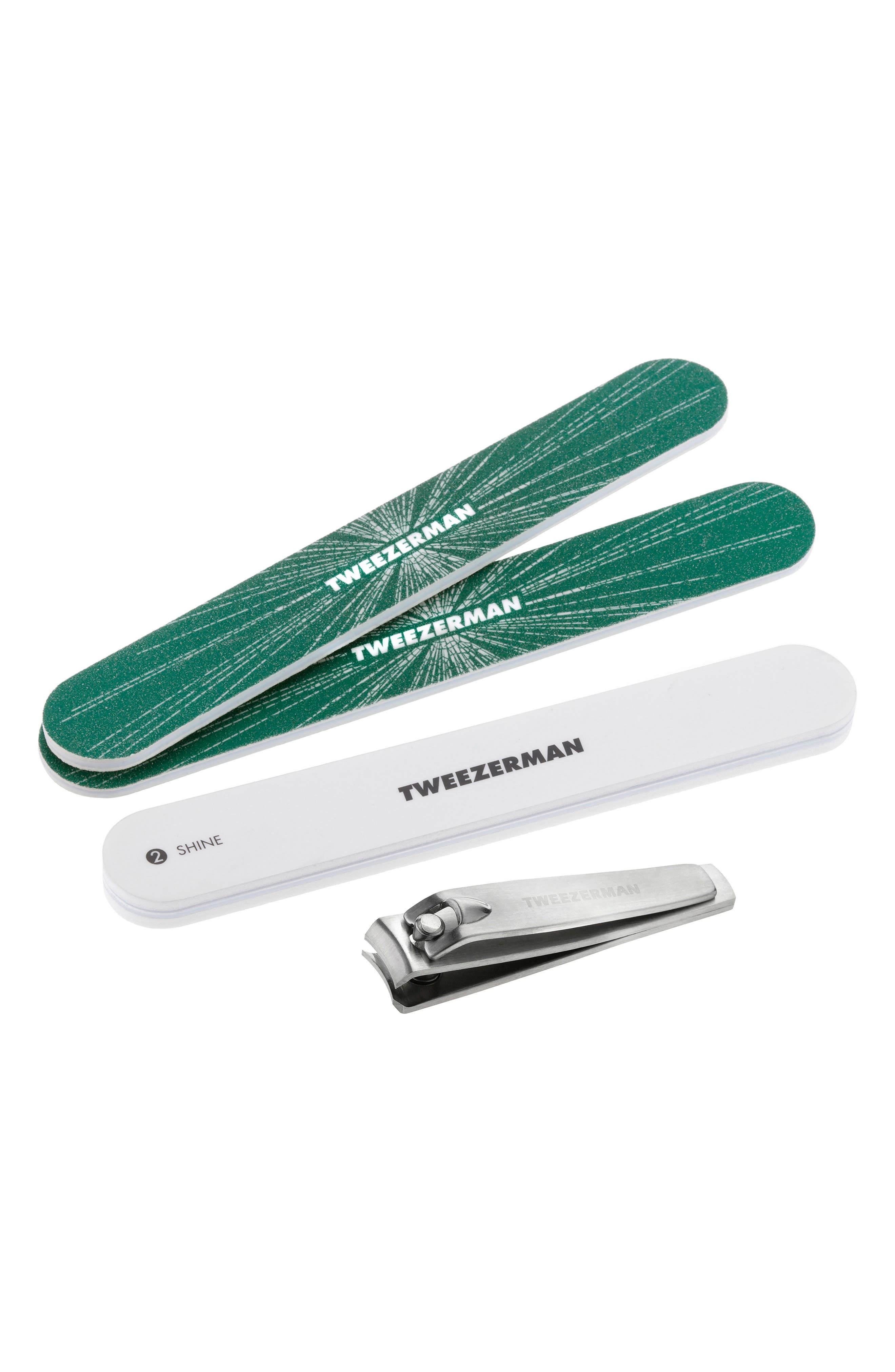 TWEEZERMAN Emerald Shimmer Manicure Kit | Nordstromrack