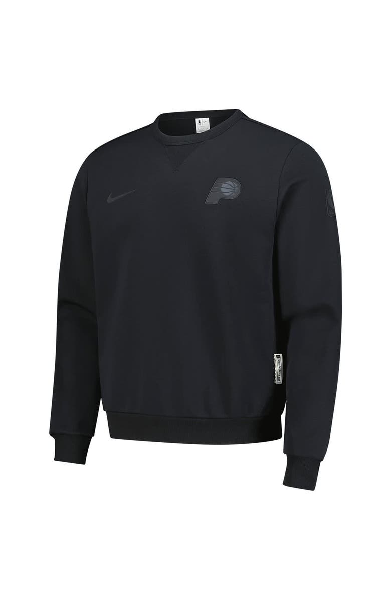 Nike Men's Nike  Black Indiana Pacers Authentic Standard Issue Travel Dri-FIT Sweatshirt, Alternate, color, Black
