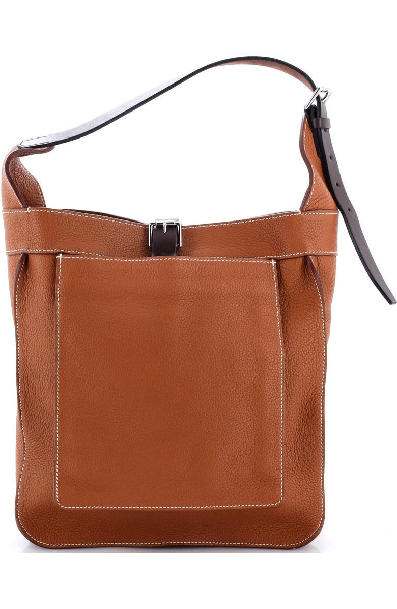 Pre-Owned Hermes Marwari Bag Clemence PM, Main, color, Gold