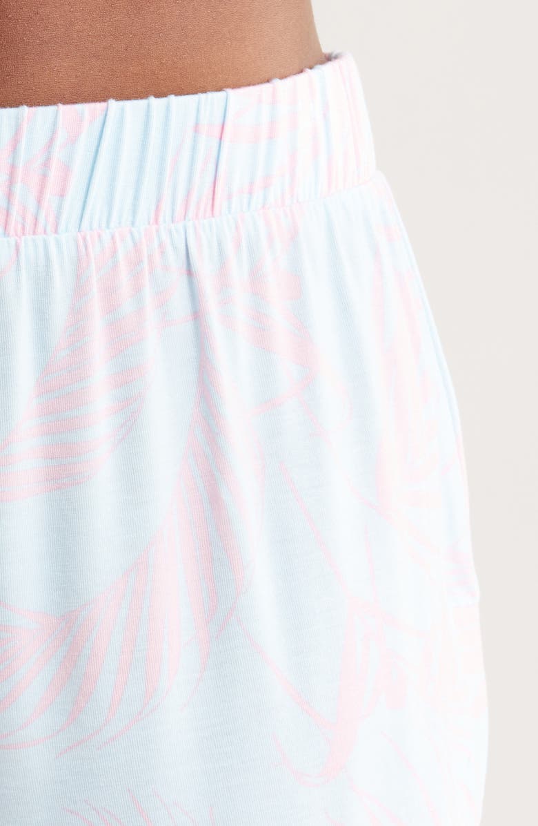 Honeydew Good Times Short Pajamas, Alternate, color, Blue Palms