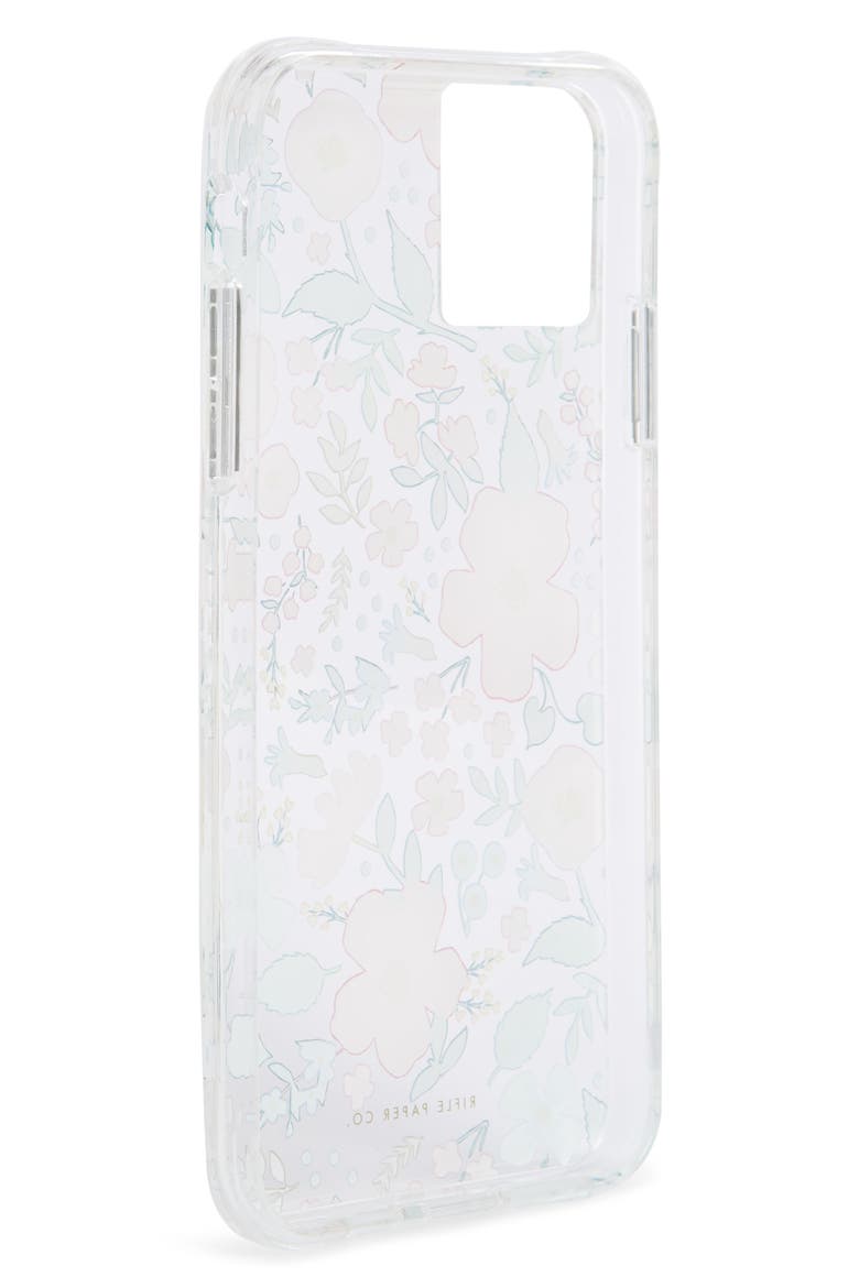 x Rifle Paper Co. Wild Rose iPhone 11, 11 Pro & 11 Pro Max Case, Alternate, color, CLEAR/ MULTI