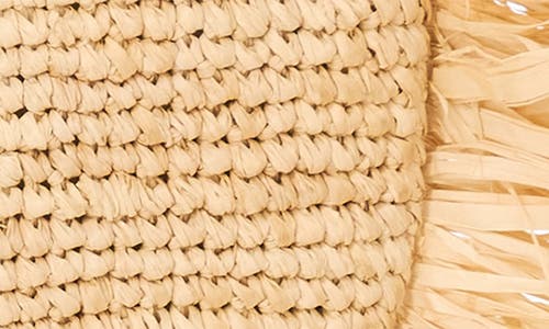 Staud Alana Raffia Fringe Shoulder Bag