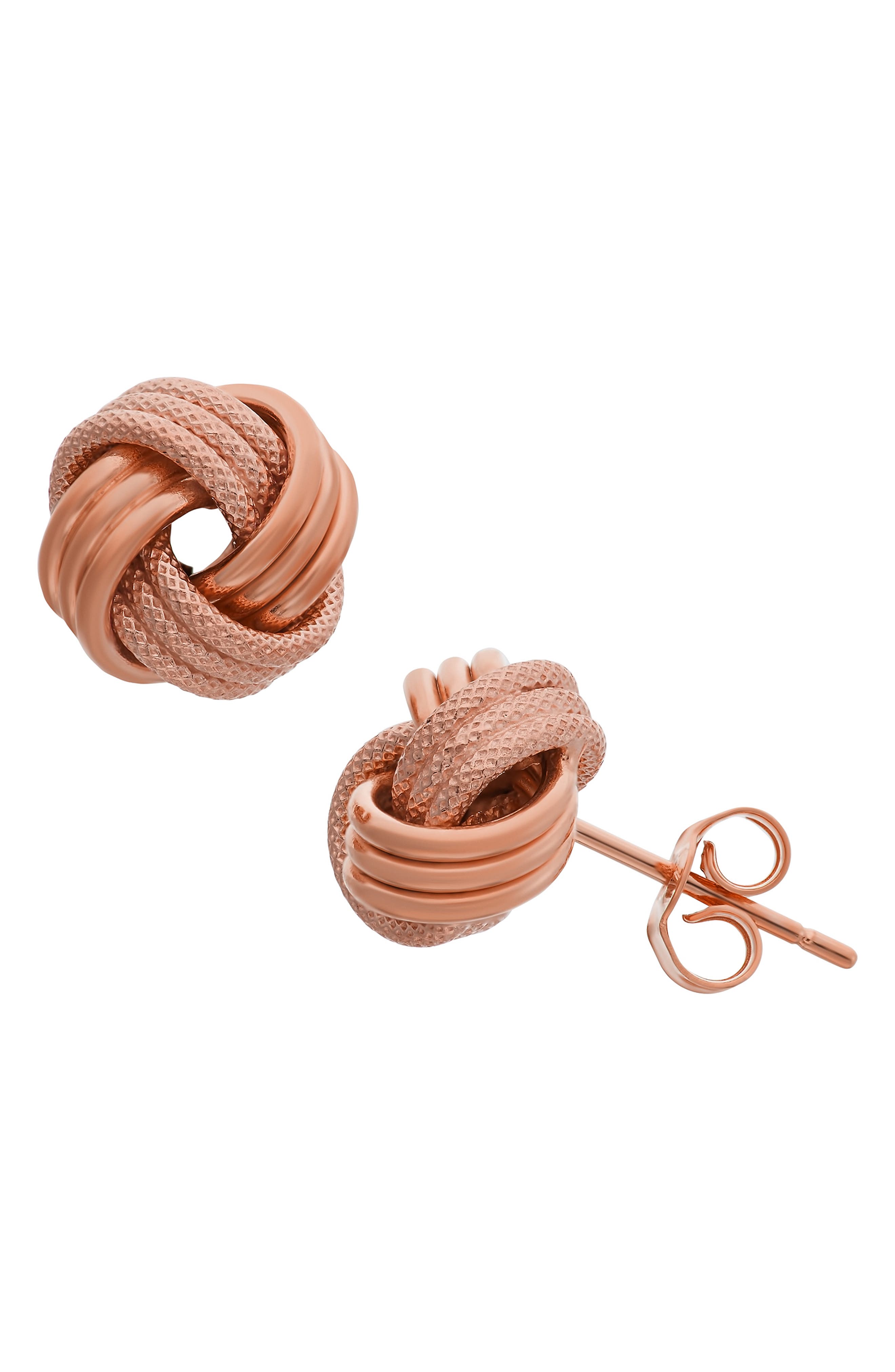 FUZION CREATIONS Love Knot Stud Earrings