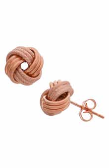 FUZION CREATIONS Love Knot Stud Earrings