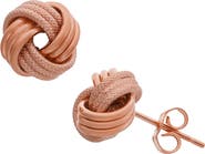 FUZION CREATIONS Love Knot Stud Earrings