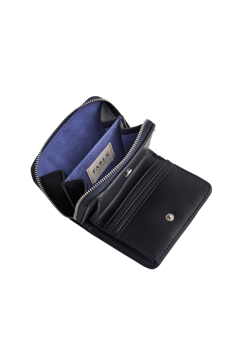 Selene Print Small Wallet, Alternate, color, Navy