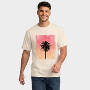Simply Sage Market Sunset Palm Tree Distressed Garment Dyed T-Shirt