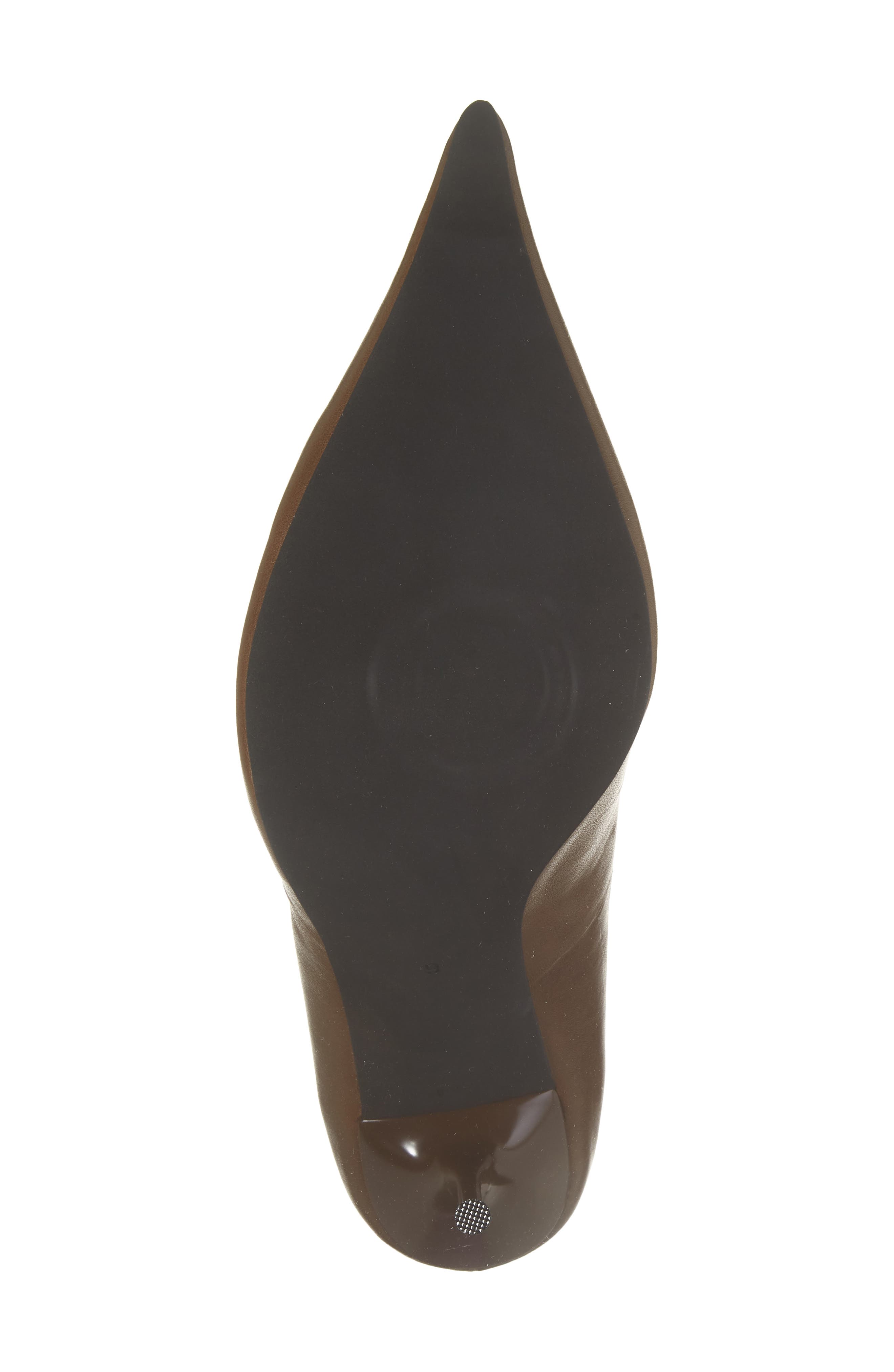 Pucker Pointed Toe Pump, Alternate, color, BROWN