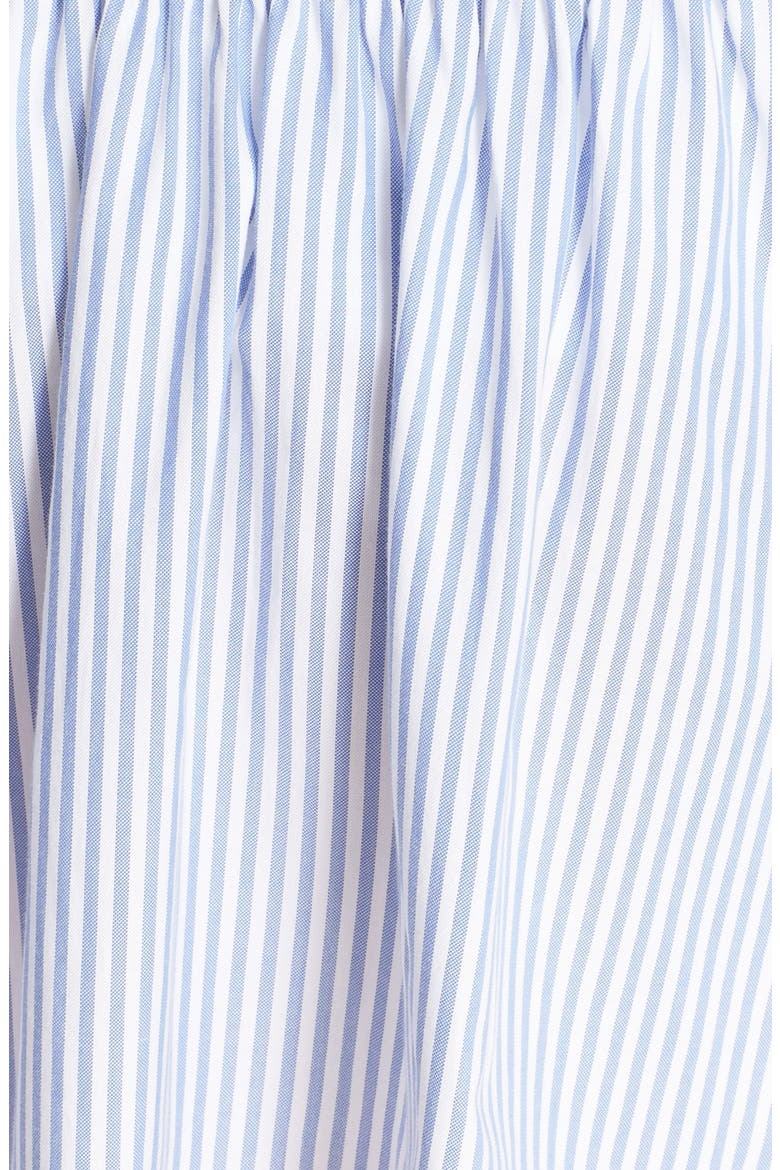 'Grace' Embroidered Cotton Skirt, Alternate, color, BLUE DUSK/ WHITE
