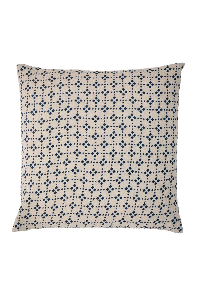 Anjali Dots Indigo Decorative Pillow Cover, Main, color, Indigo