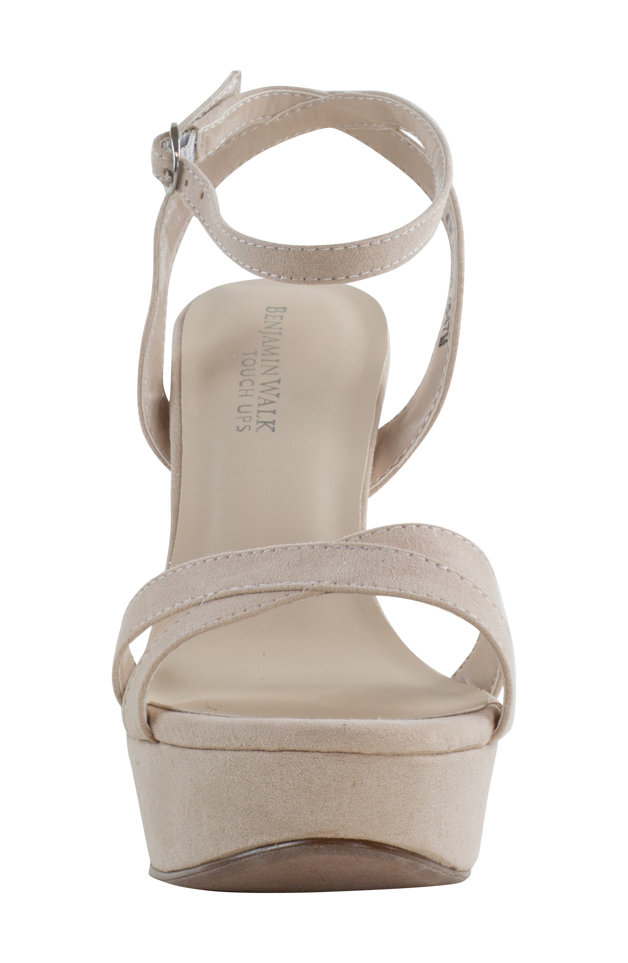 Elena Platform Sandal, Alternate, color, BEIGE
