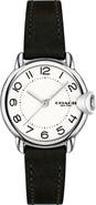 COACH Arden Leather Strap Watch, 28mm