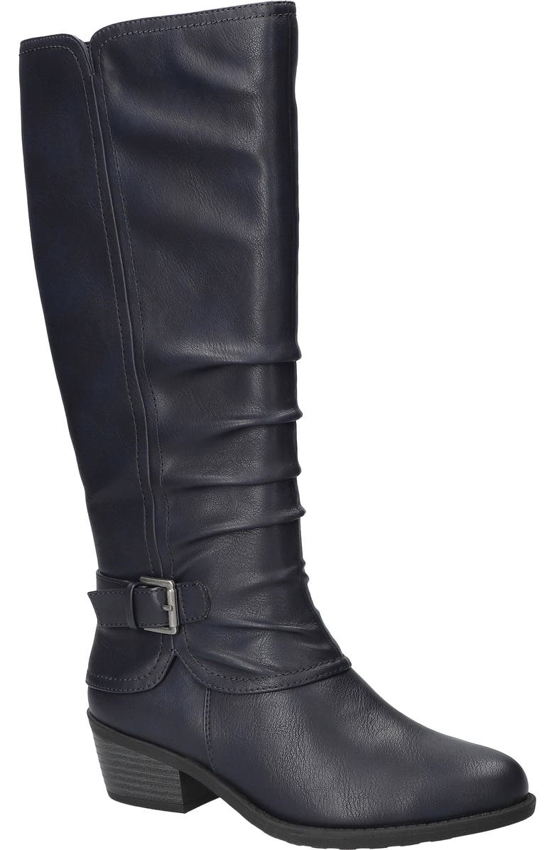 EASY STREET Tenille Knee High Boot, Main, color, Navy
