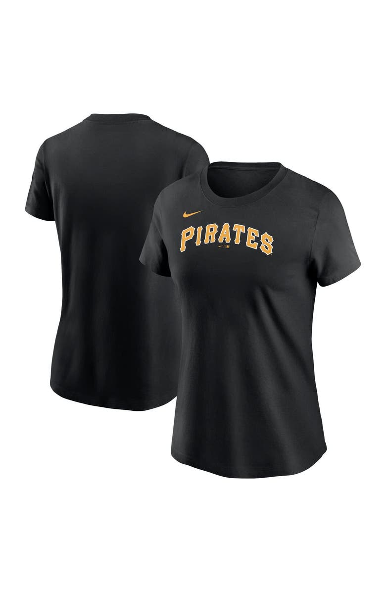 Nike Women's Nike  Black Pittsburgh Pirates Fuse Wordmark T-Shirt, Main, color, 