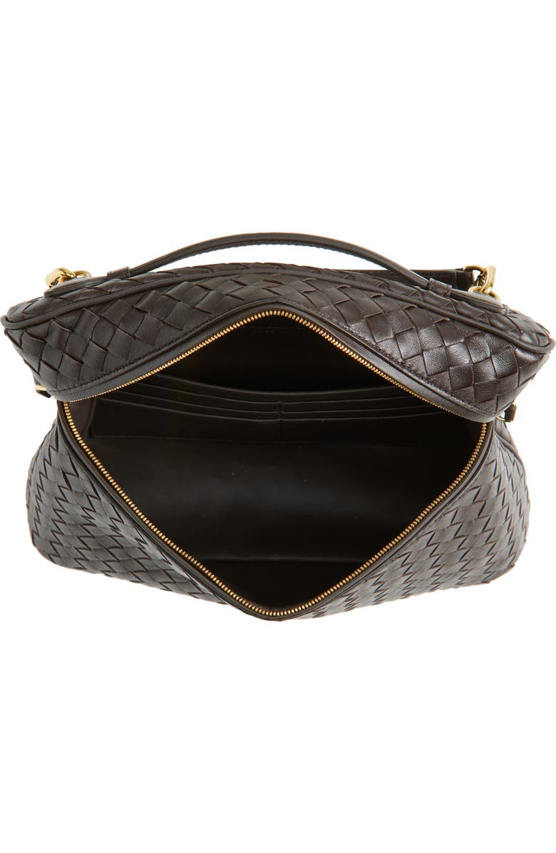 Bottega Veneta Soft Vanity Intrecciato Leather Vanity Case, Alternate, color, 2190 Fondant-M Brass