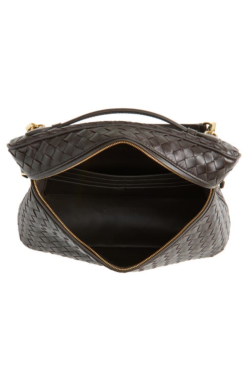 Bottega Veneta Soft Vanity Intrecciato Leather Vanity Case In Brown