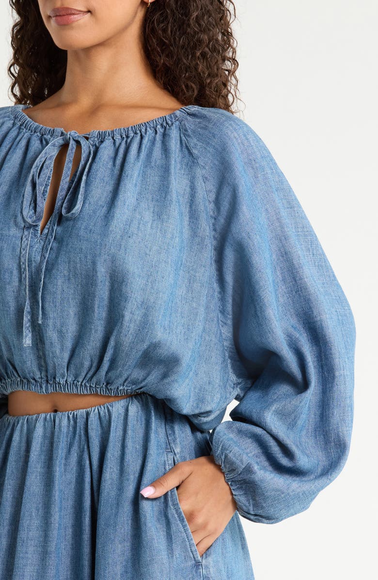 Faherty Tried & True Nera Top, Alternate, color, River Mist Wash