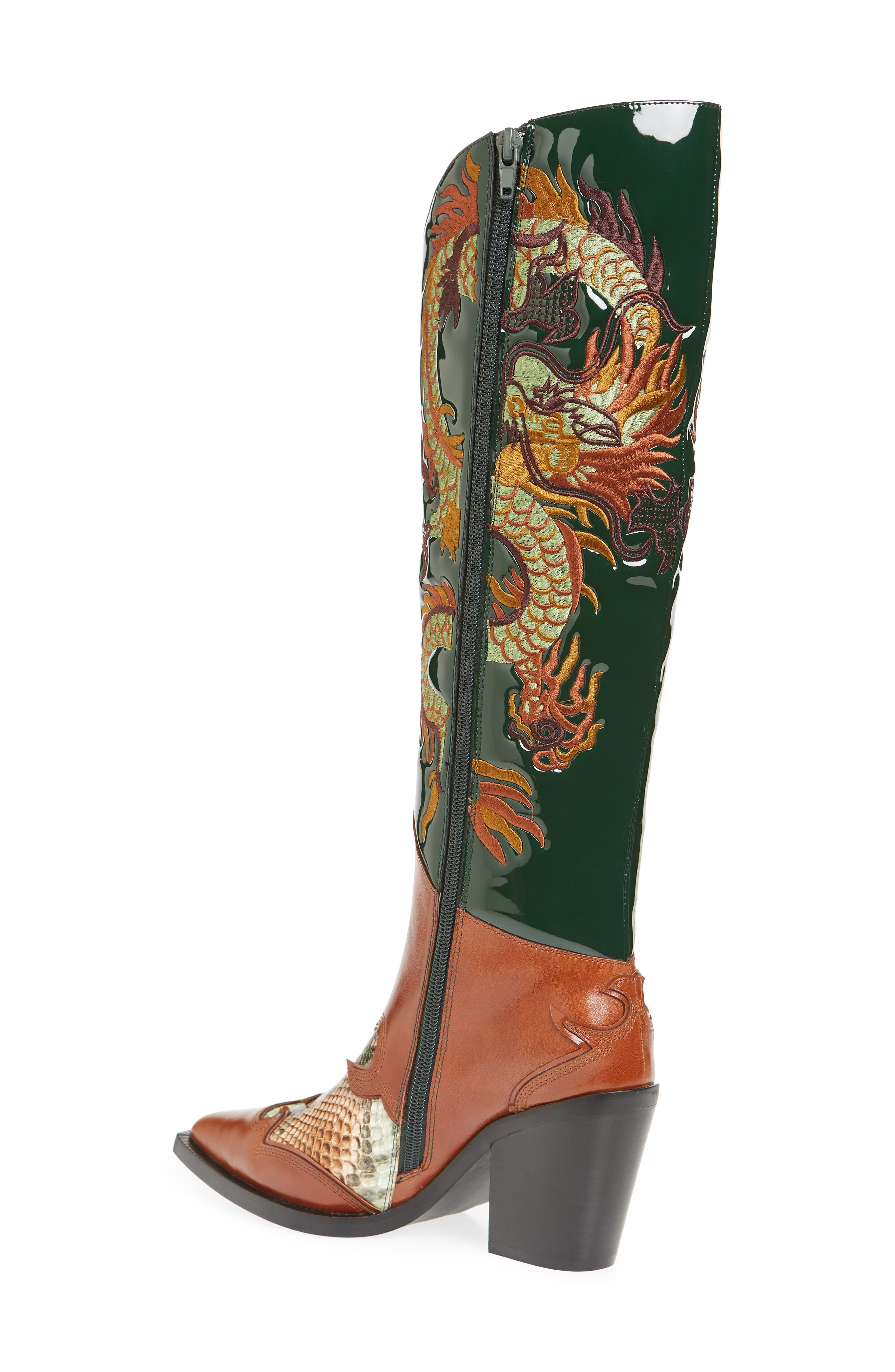 Jeffrey Campbell Perfect Pairs Gaea Western Boot, Alternate, color, 