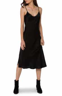 VELVET HEART Novelty Trim Midi Slipdress