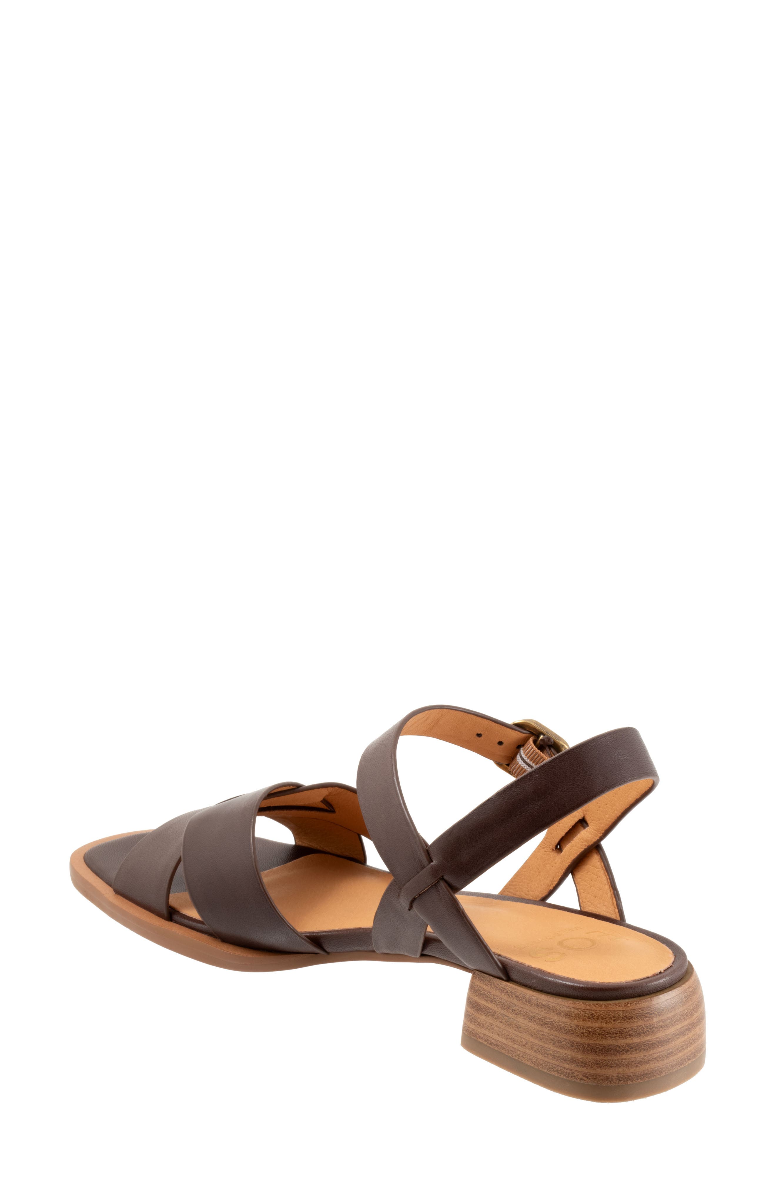 EOS FOOTWEAR Tega Ankle Strap Sandal, Alternate, color, Chestnut
