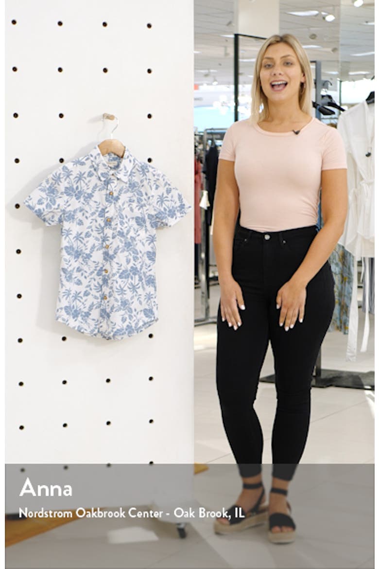Print Poplin Woven Shirt video