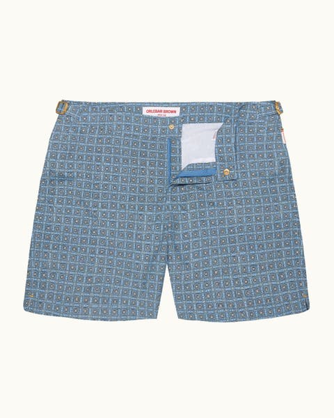 Bulldog Exclusive-Print Mid-Length Swim Shorts
