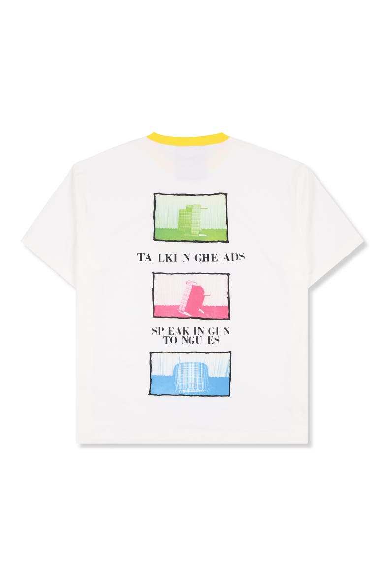 x Talking Heads Speaking Heavyweight Graphic T-Shirt, Alternate, color, WHITE