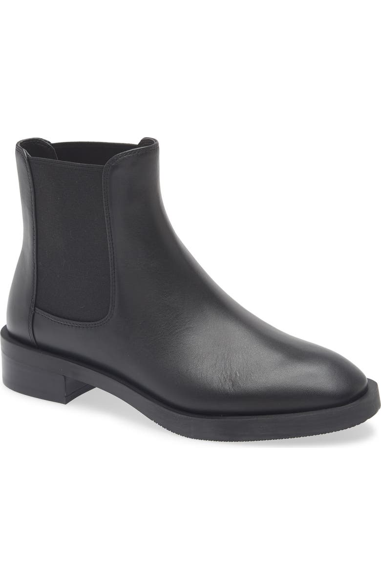 Stuart Weitzman Sondra Chelsea Bootie, Main, color, Black Leather