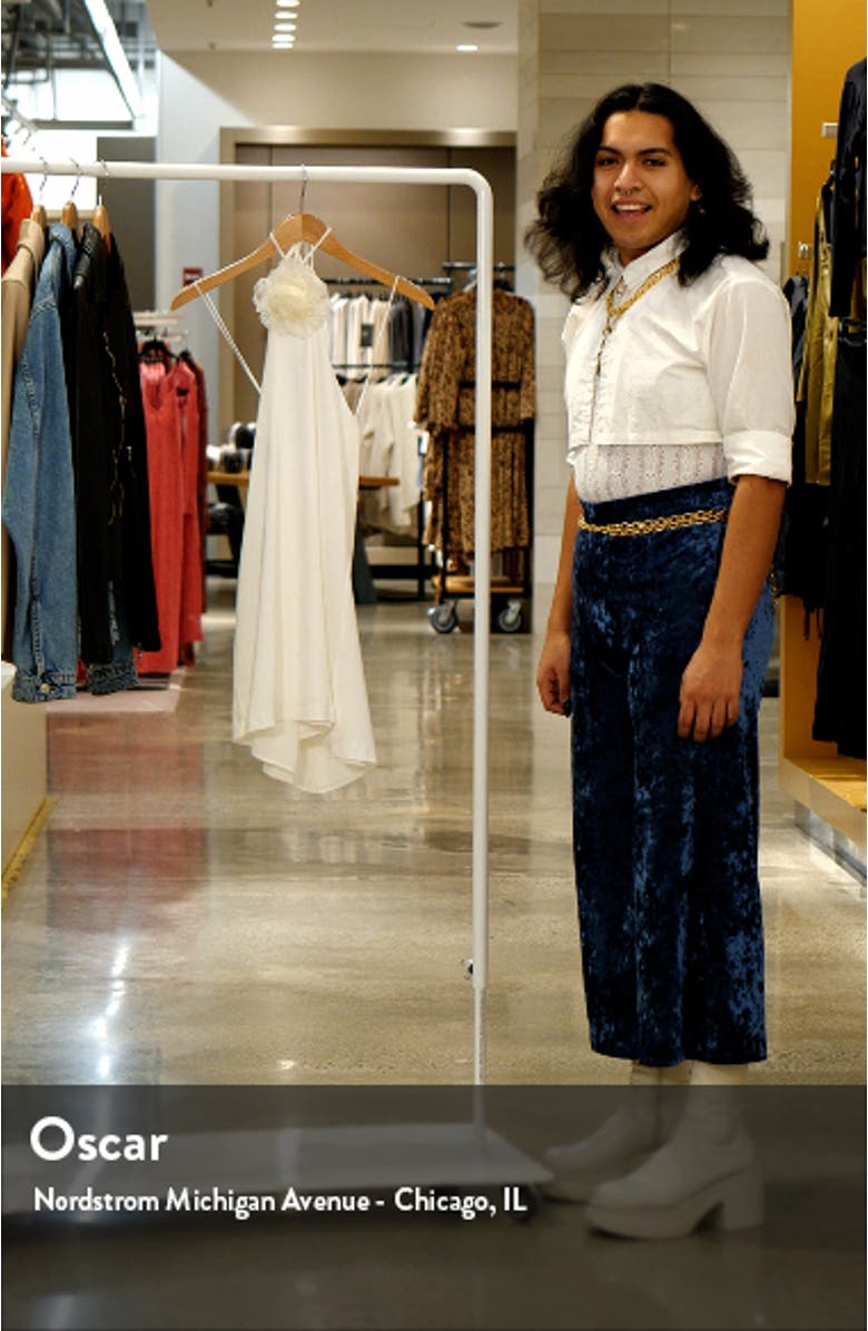 Lilibet Floral Halter Minidress, sales video thumbnail