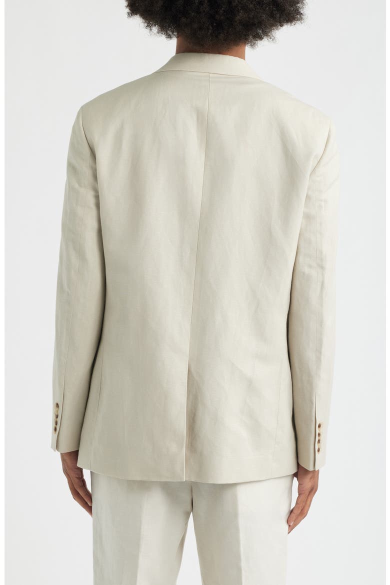Slim Fit Solid Linen Blend Sport Coat, Alternate, color, BEIGE BIRCH