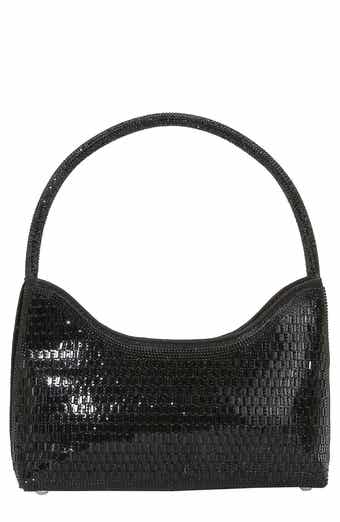 BERNESS Rhinestone Beaded Shoulder Bag
