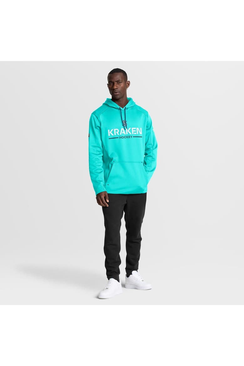 Men's Fanatics Light Blue Seattle Kraken Authentic Pro Rink Hoodie, Alternate, color, Light Blue
