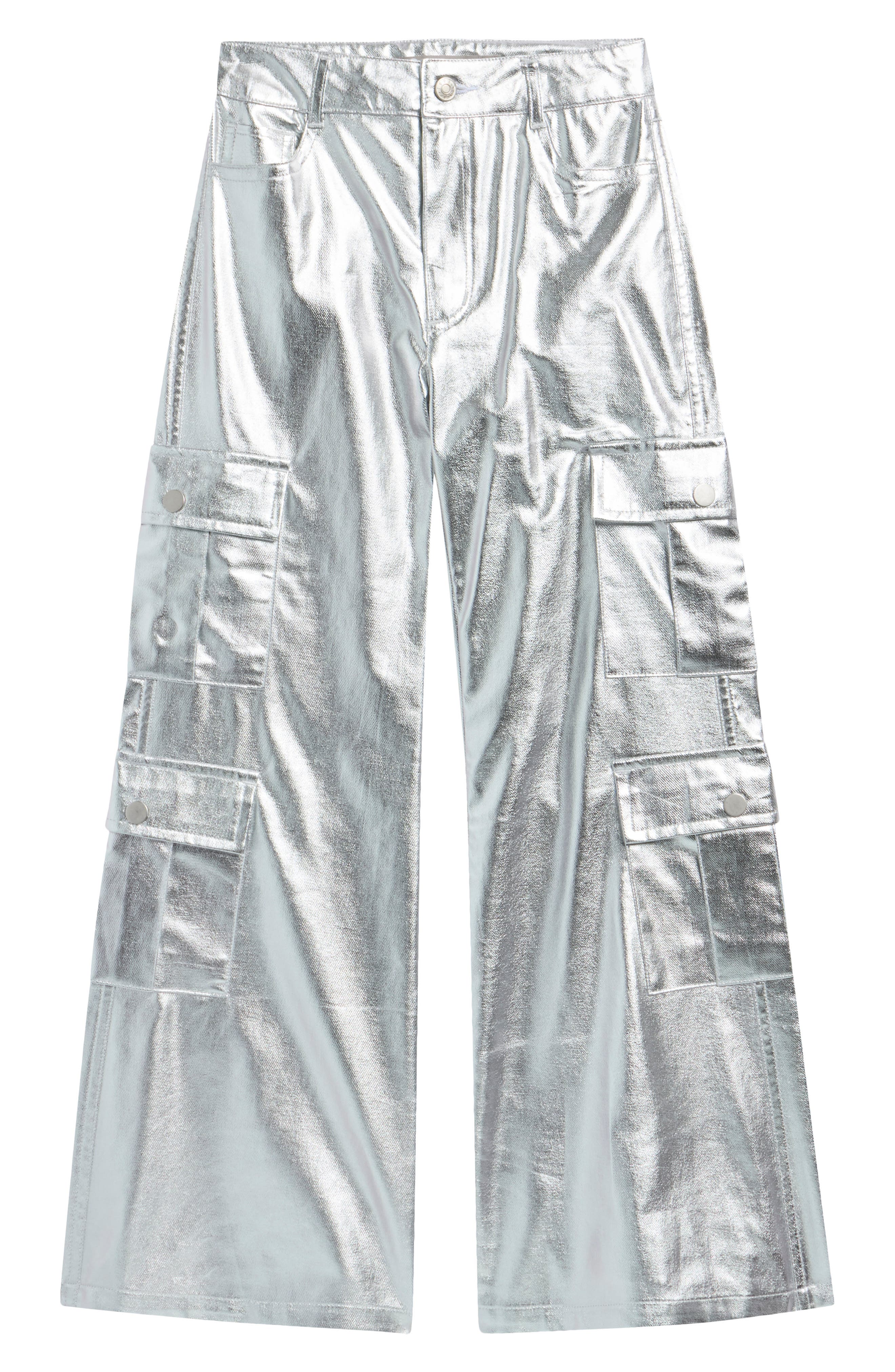 Kids' Mid Rise Wide Leg Cargo Pants
