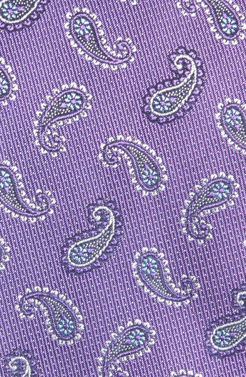 David Donahue Paisley Silk Tie In Multi