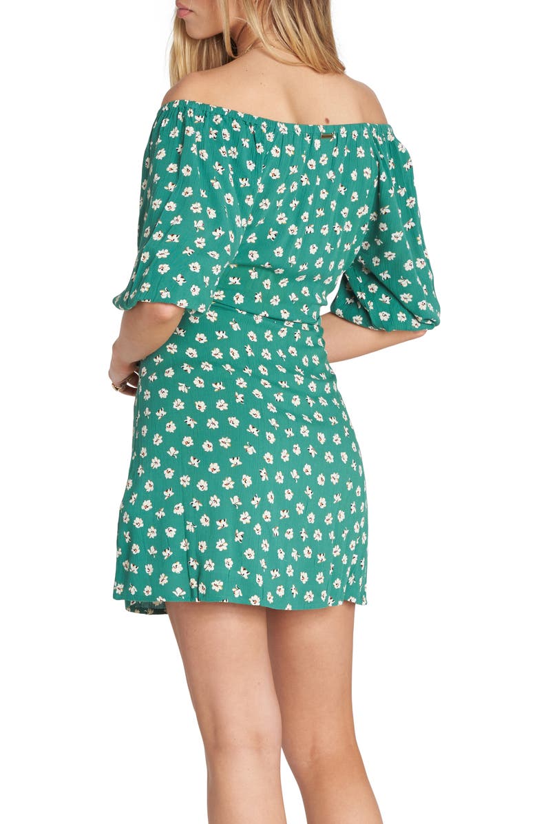 Billabong Best Dressed Floral Print Wrap Dress, Alternate, color, 
