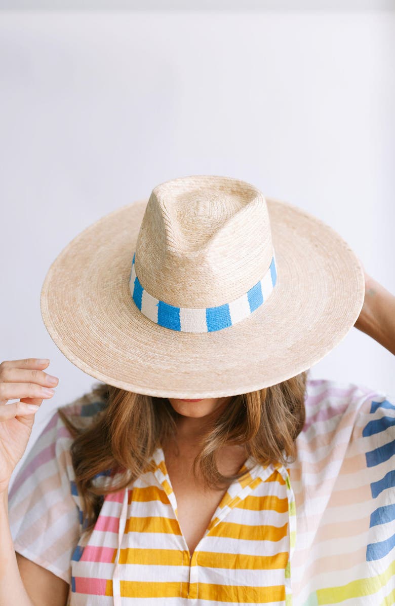 Sunshine Tienda Emily Palm Straw Sun Hat, Alternate, color,