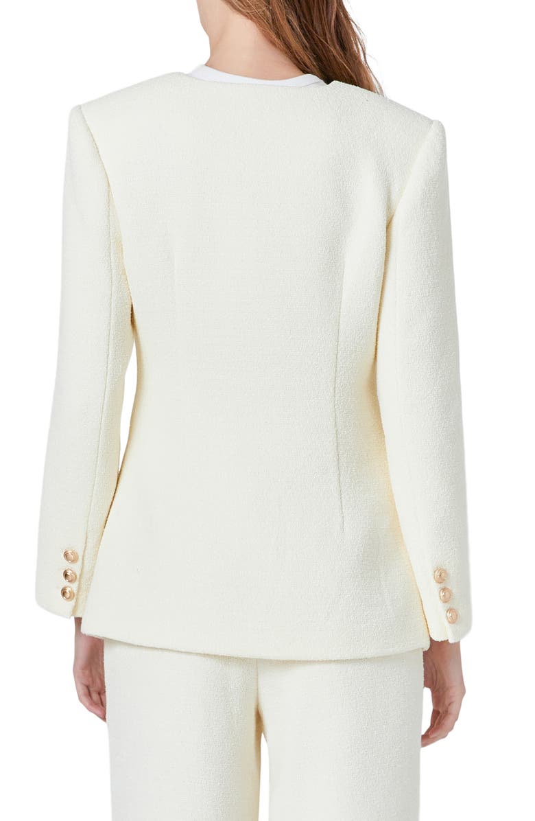 Endless Rose Tweed Jacket, Alternate, color, Cream
