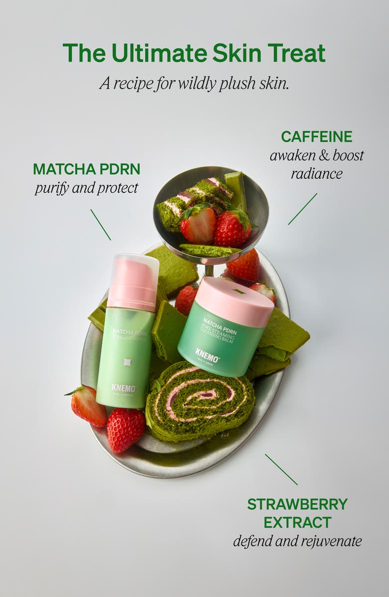 KNEMO Matcha PDRN Pore Steaming Cleansing Balm, Alternate, color, Green