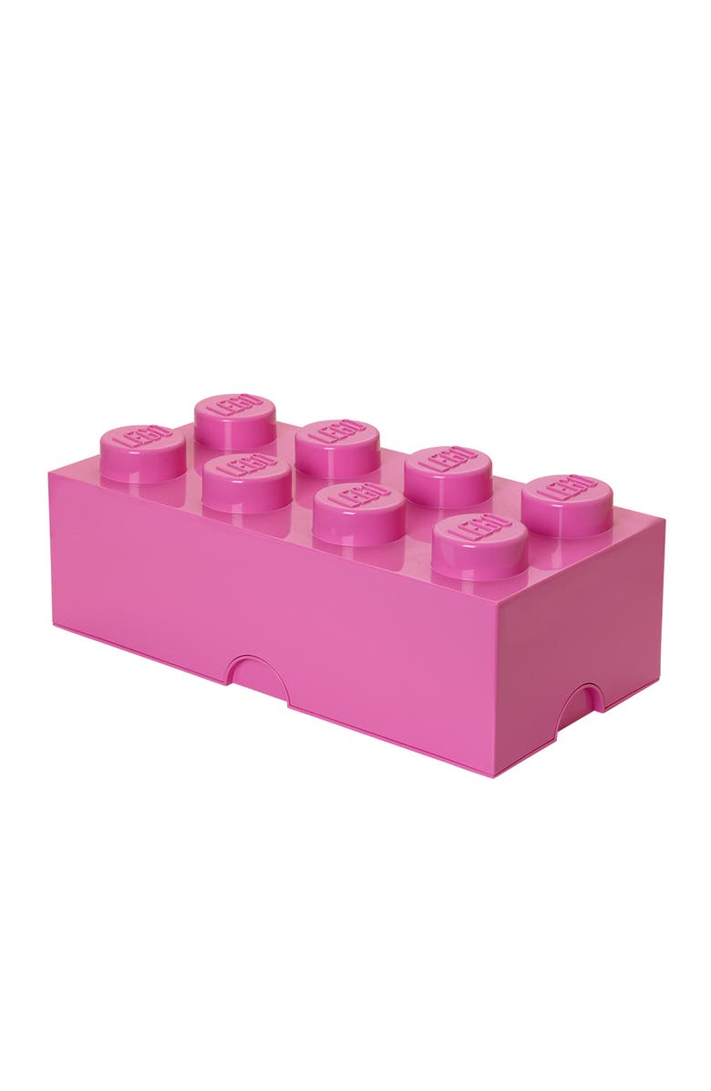 LEGO Storage Brick 8 Medium Pink, Main, color,