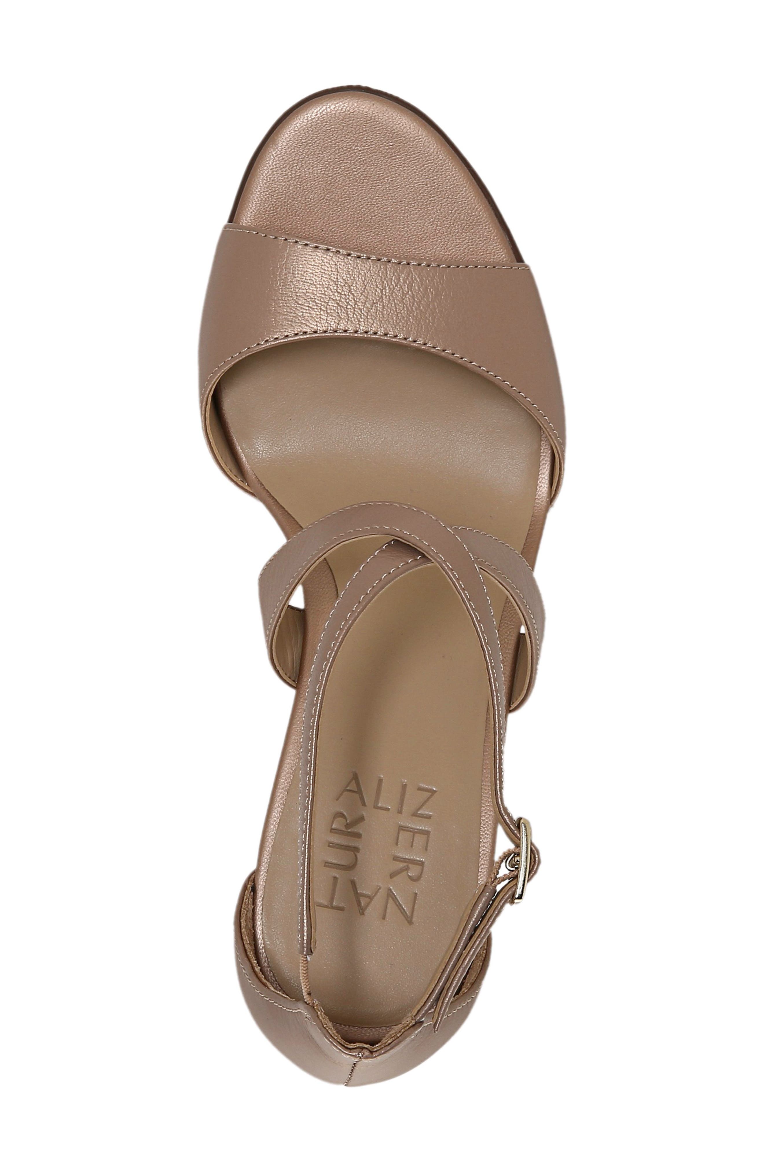 Kyra Sandal, Alternate, color, GINGERSNAP LEATHER