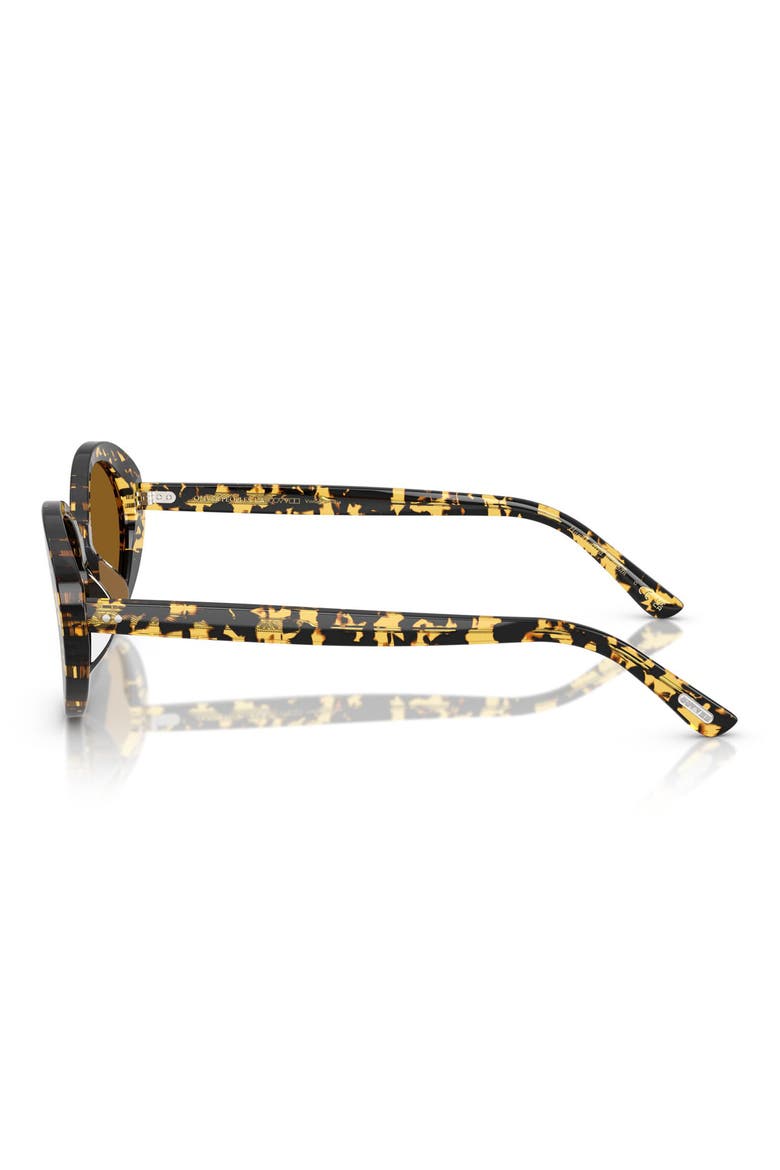 51mm Oval Sunglasses, Alternate, color, TOKYO TORTOISE / TRUE BROWN